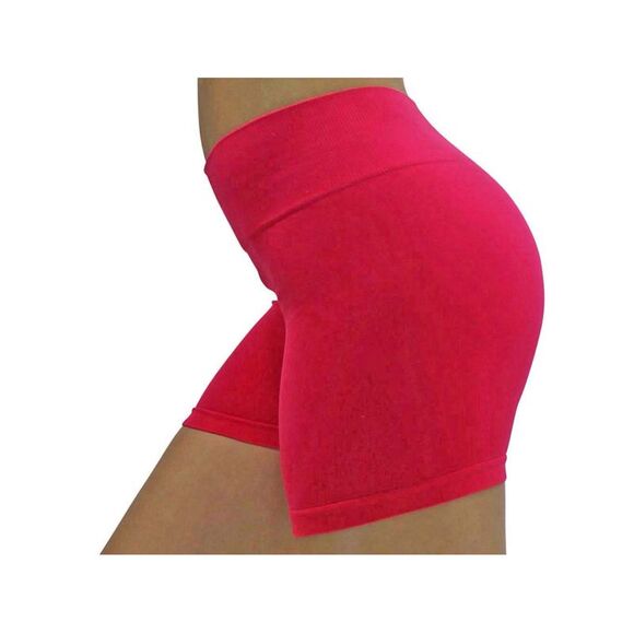 High Waist Super Stretch Exercise Shorts - Picture 2 of 8